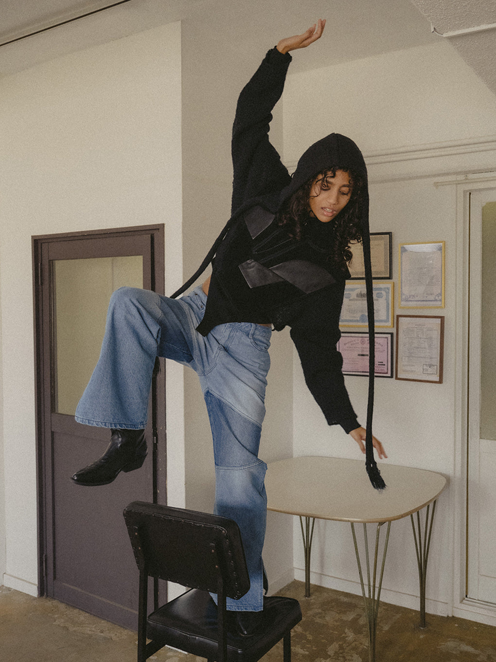 SEAM BOOT CUT E37 DENIM