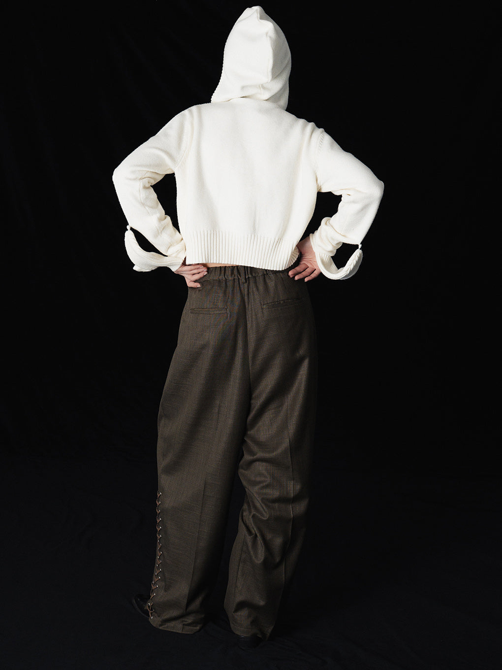 LACE UP BARREL PANTS