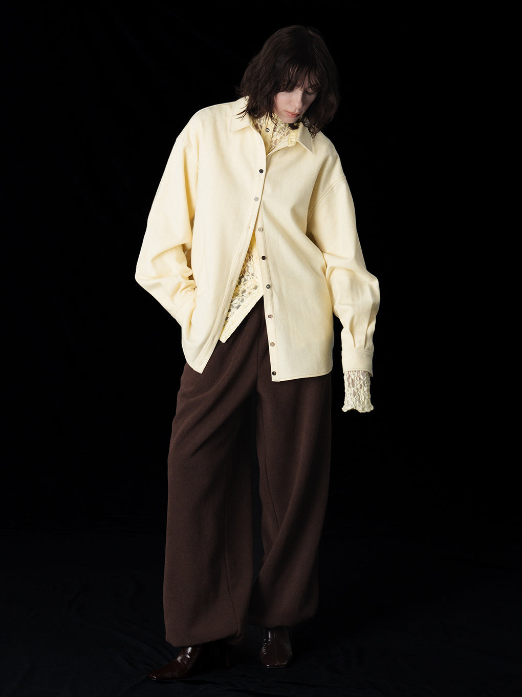 ASSORT BUTTON SAXONY SHIRT