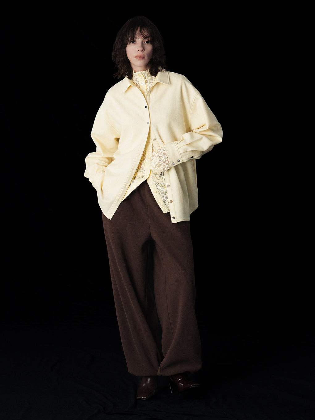 ASSORT BUTTON SAXONY SHIRT