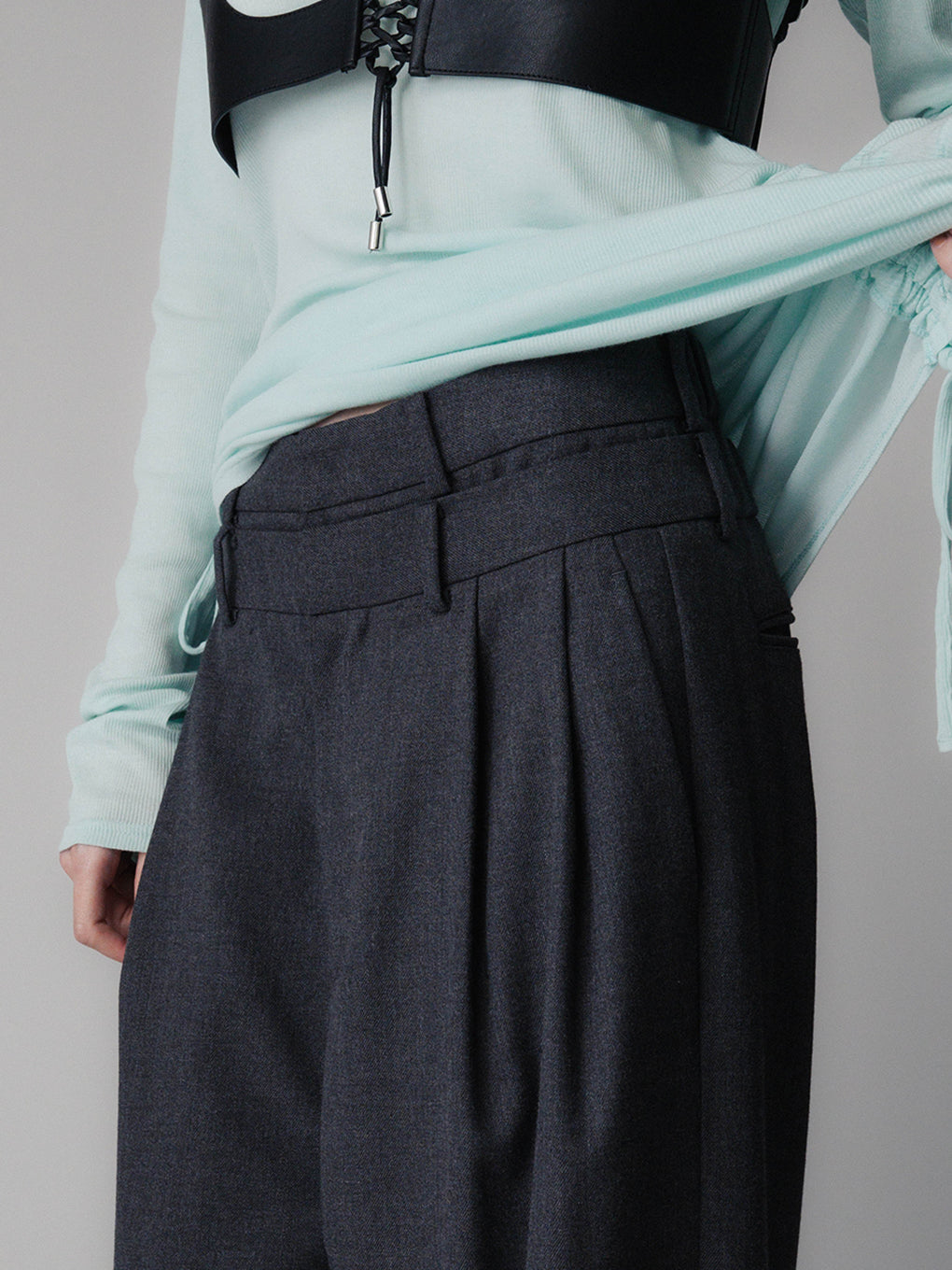DOUBLE WAIST PANTS