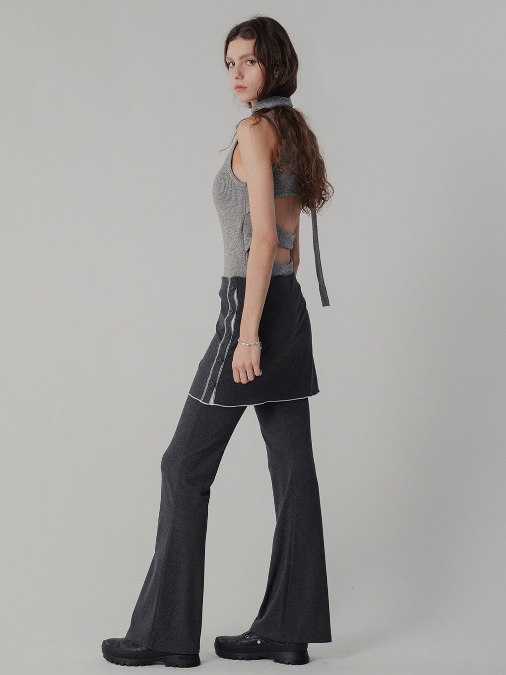 TIE WITH KNIT TANK