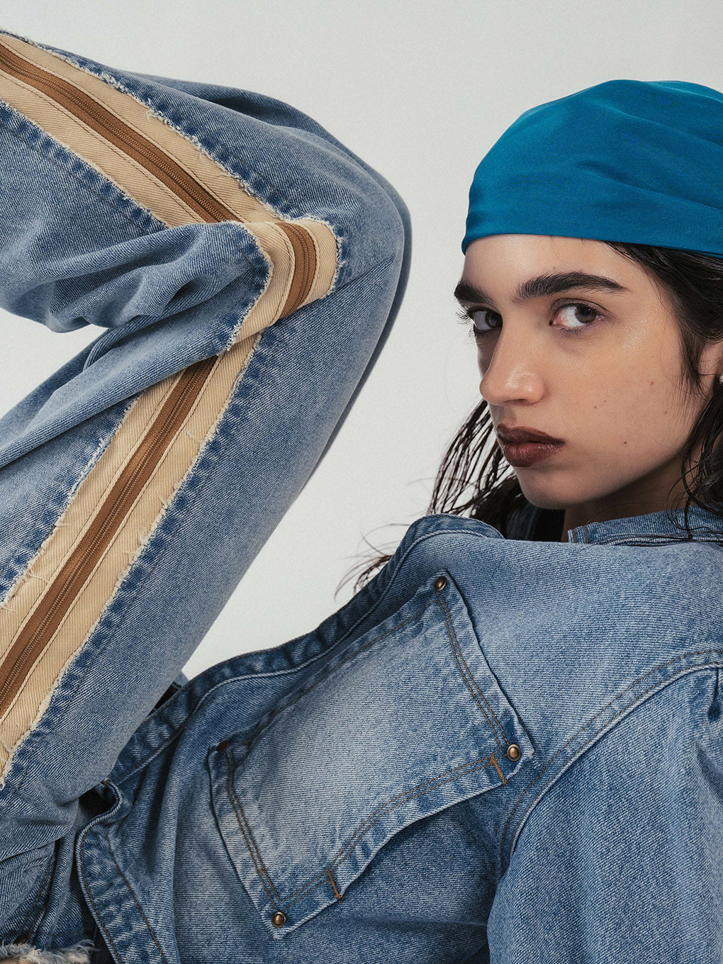 ZIP OPEN E01 DENIM