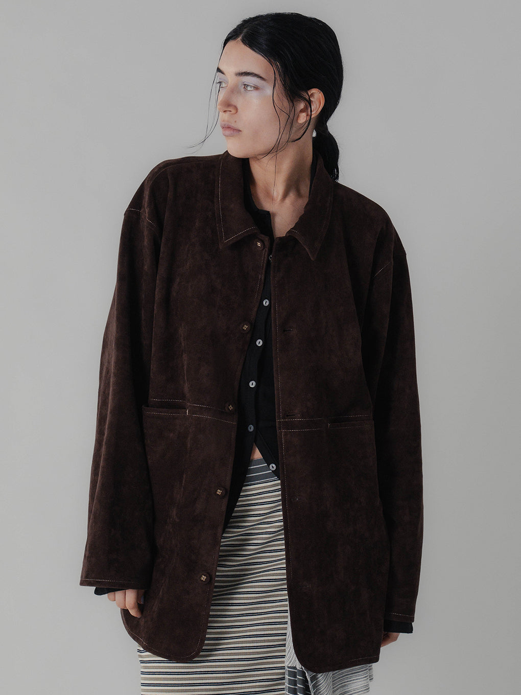 #2 SYNTHETIC SUEDE SHIRT