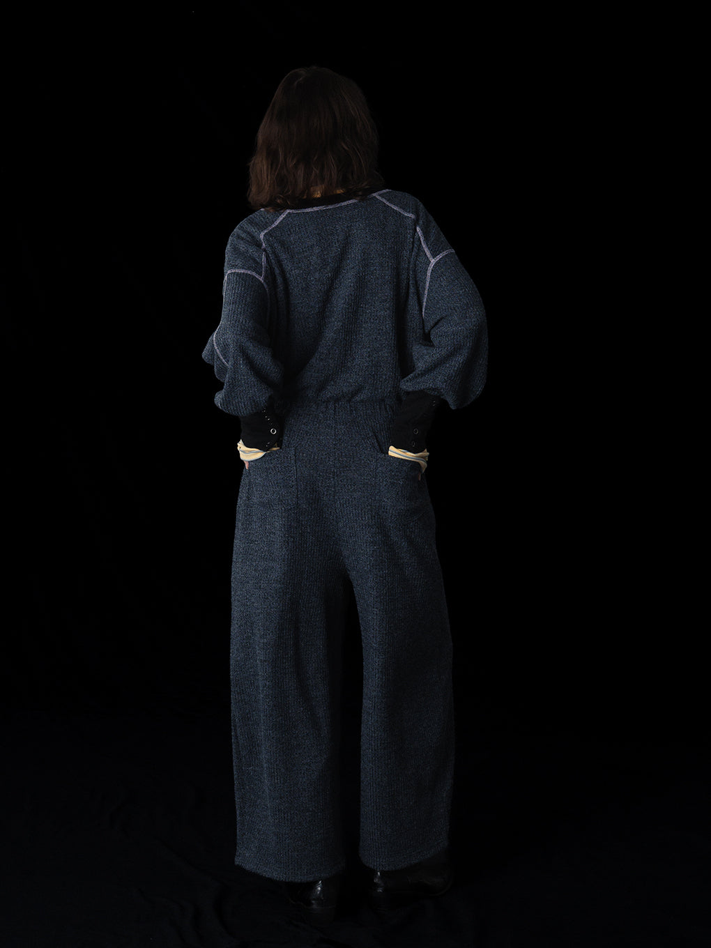 WAFFLE WEAVE JUMPSUIT