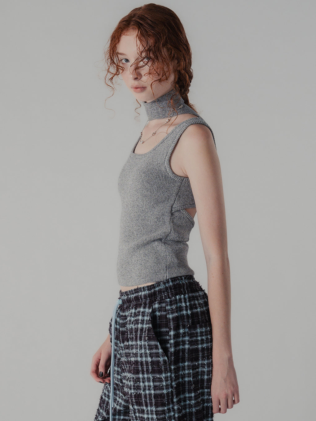TIE WITH KNIT TANK