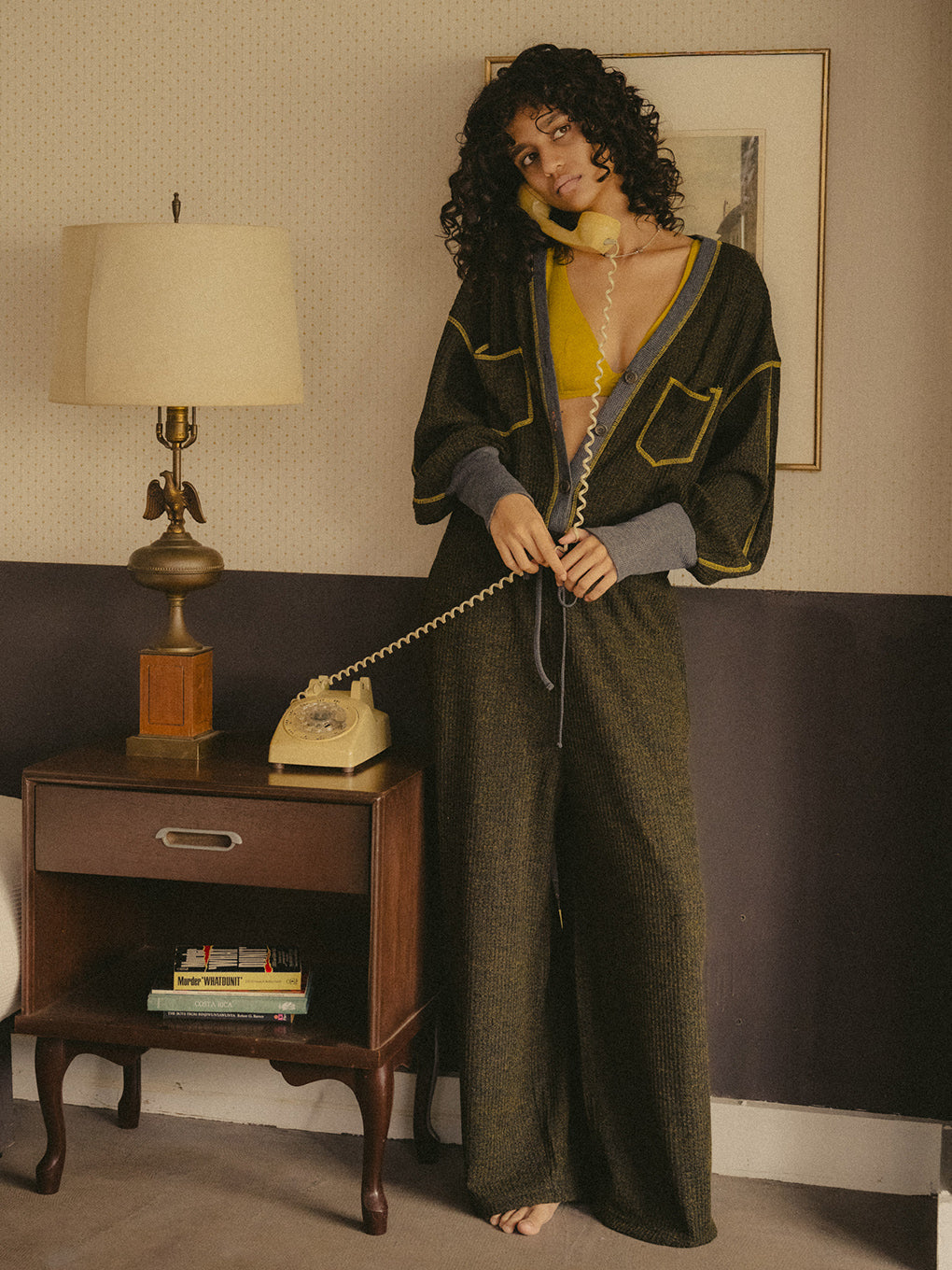 WAFFLE WEAVE JUMPSUIT