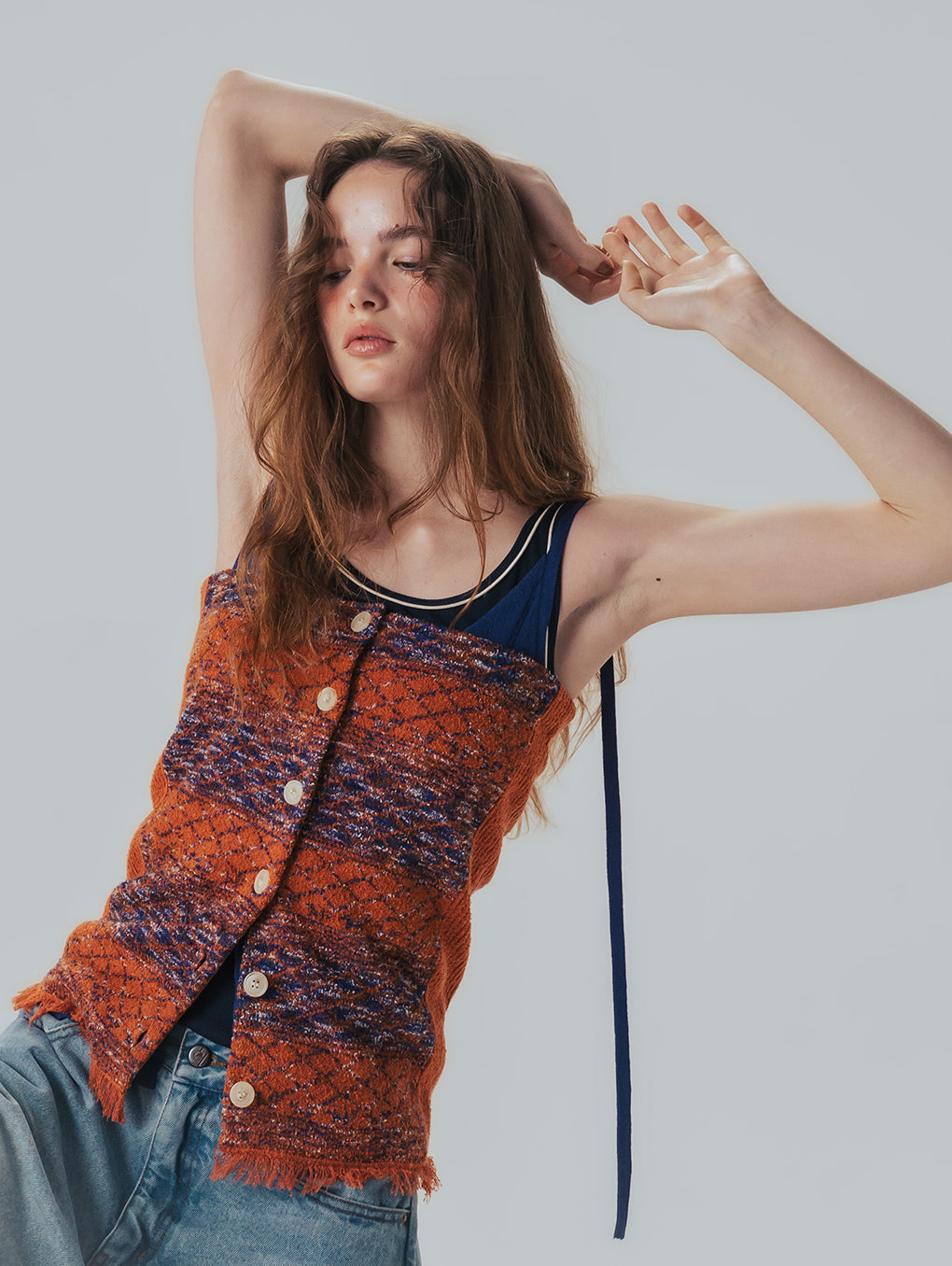 GEOMETRIC KNIT CORSET