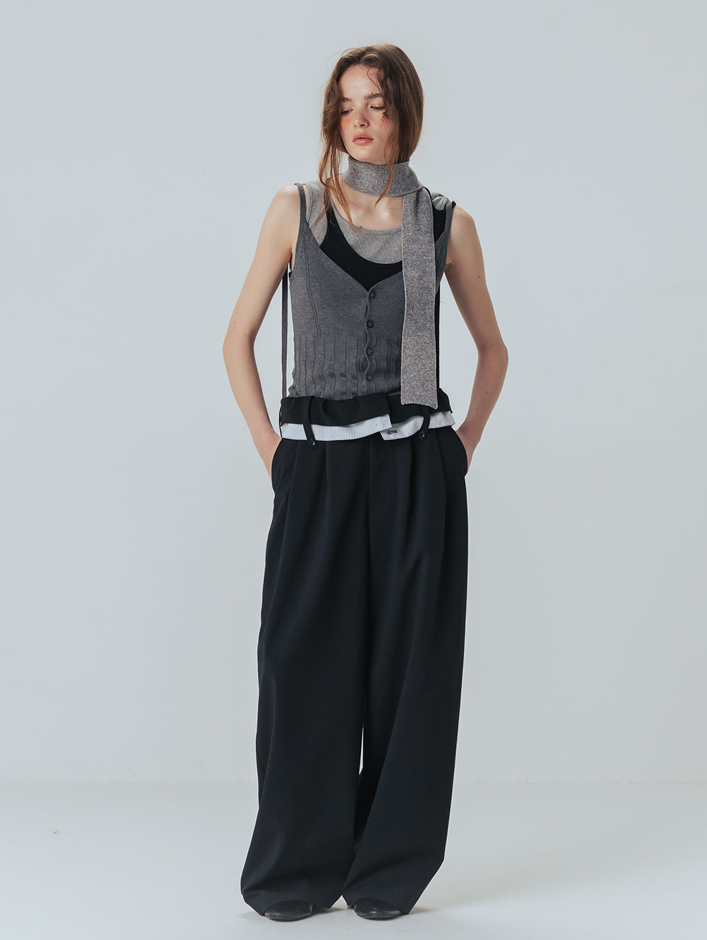 TURN BACK WAIST PANTS