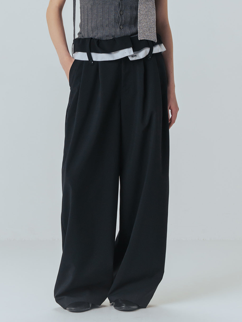 TURN BACK WAIST PANTS