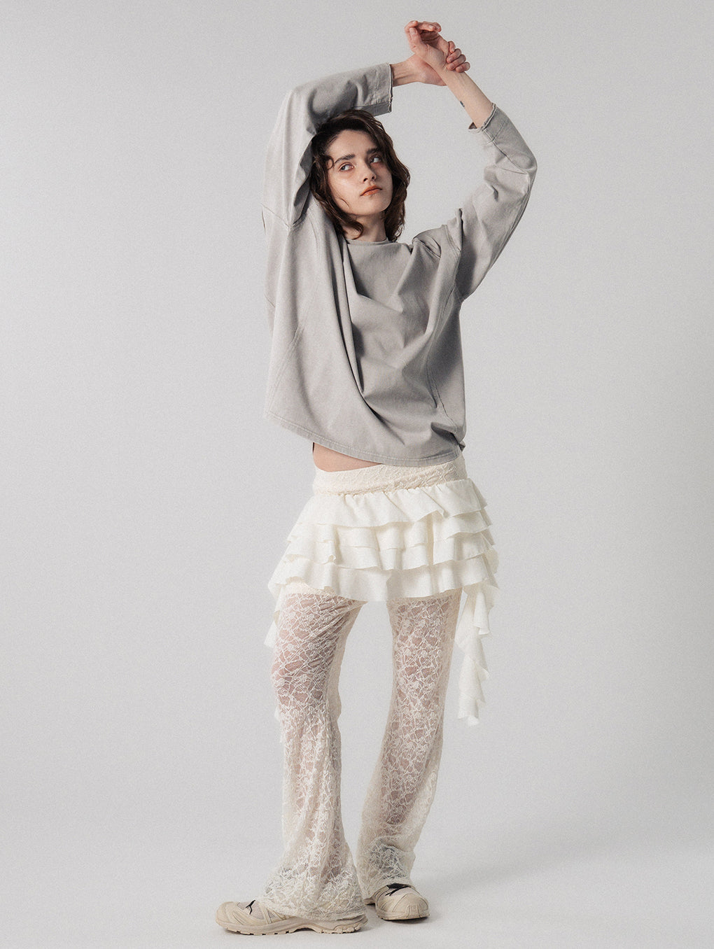 LACE FLARE PANTS