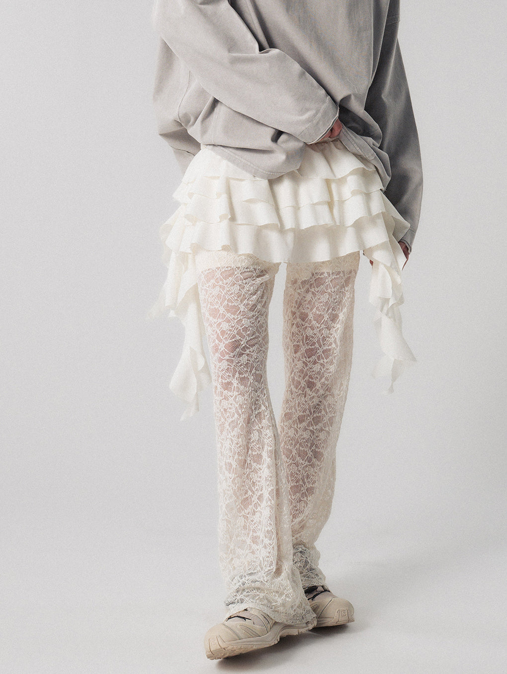 LACE FLARE PANTS