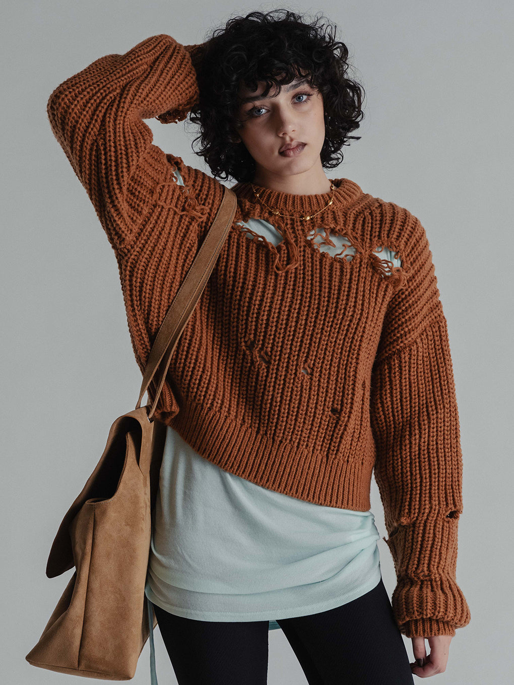 BOROBORO KNIT PULLOVER