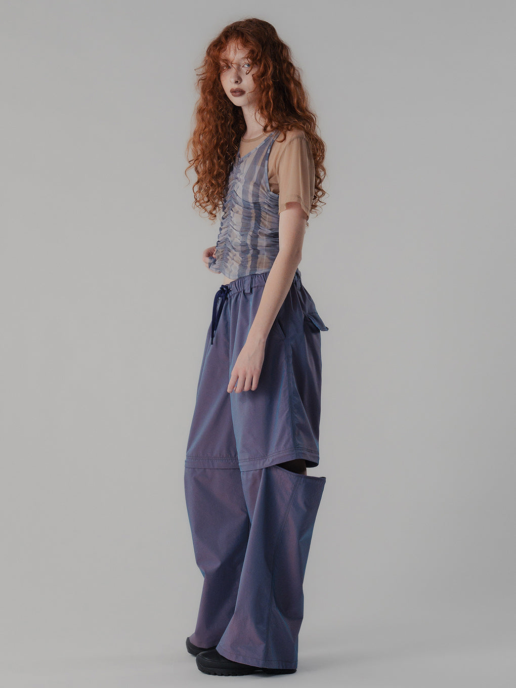 FILMY SHIRRING TOP
