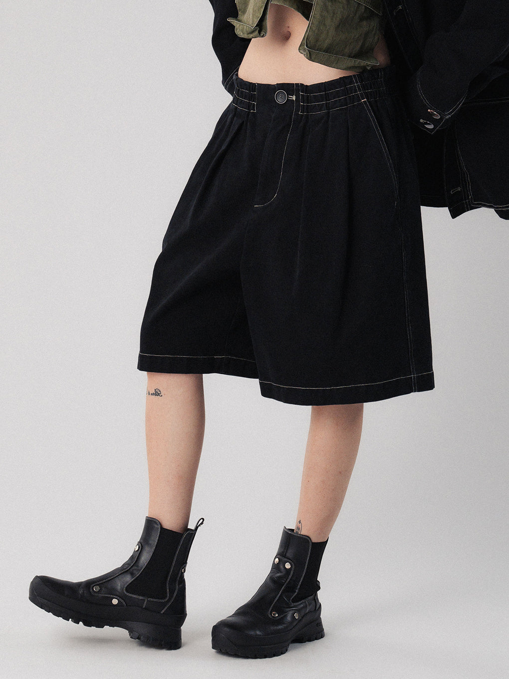 TWILL HALF PANTS