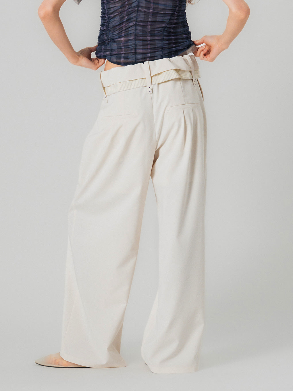 TURN BACK WAIST PANTS