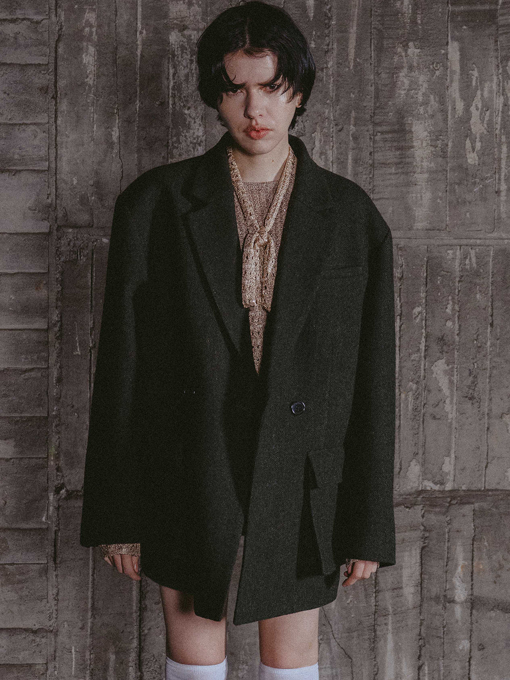 TAILORED PADDED LINING PROM JACKET