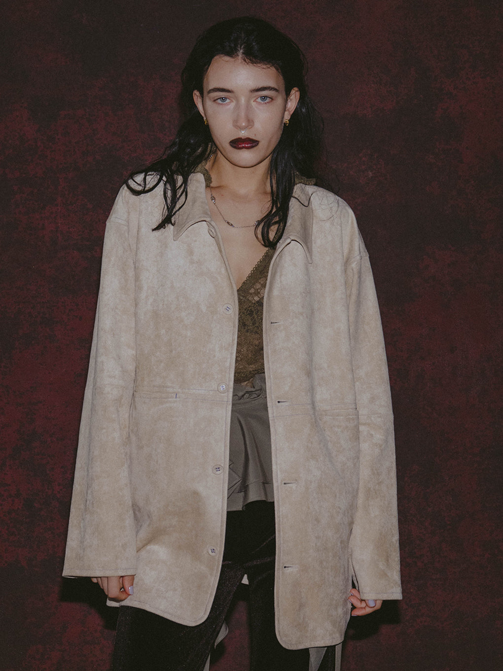 #2 SYNTHETIC SUEDE SHIRT