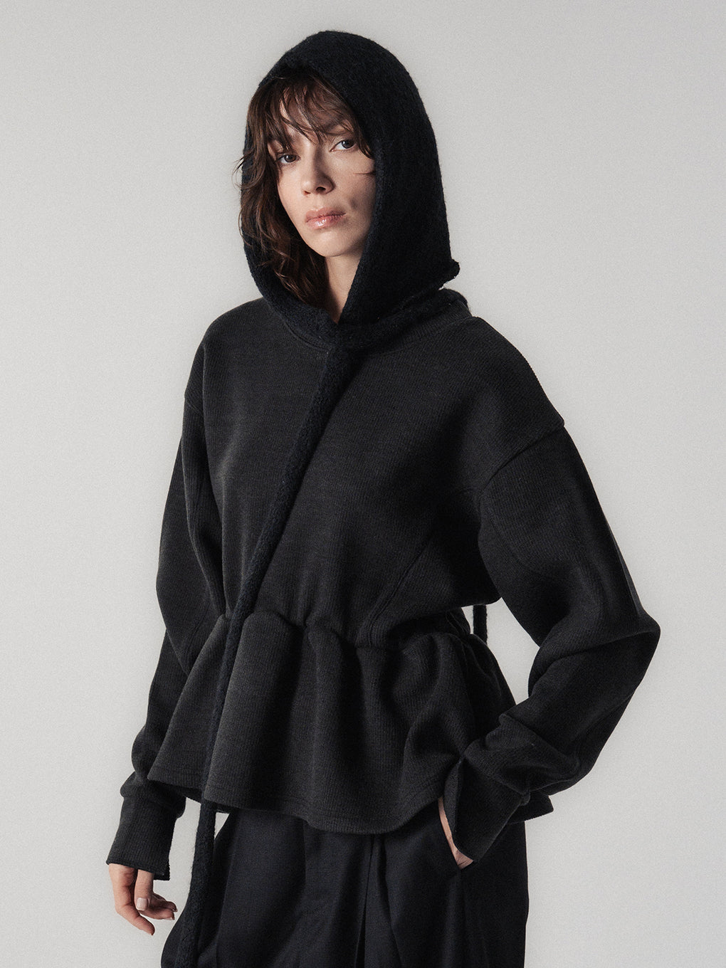 COZY CUTSEW PEPLUM TOP