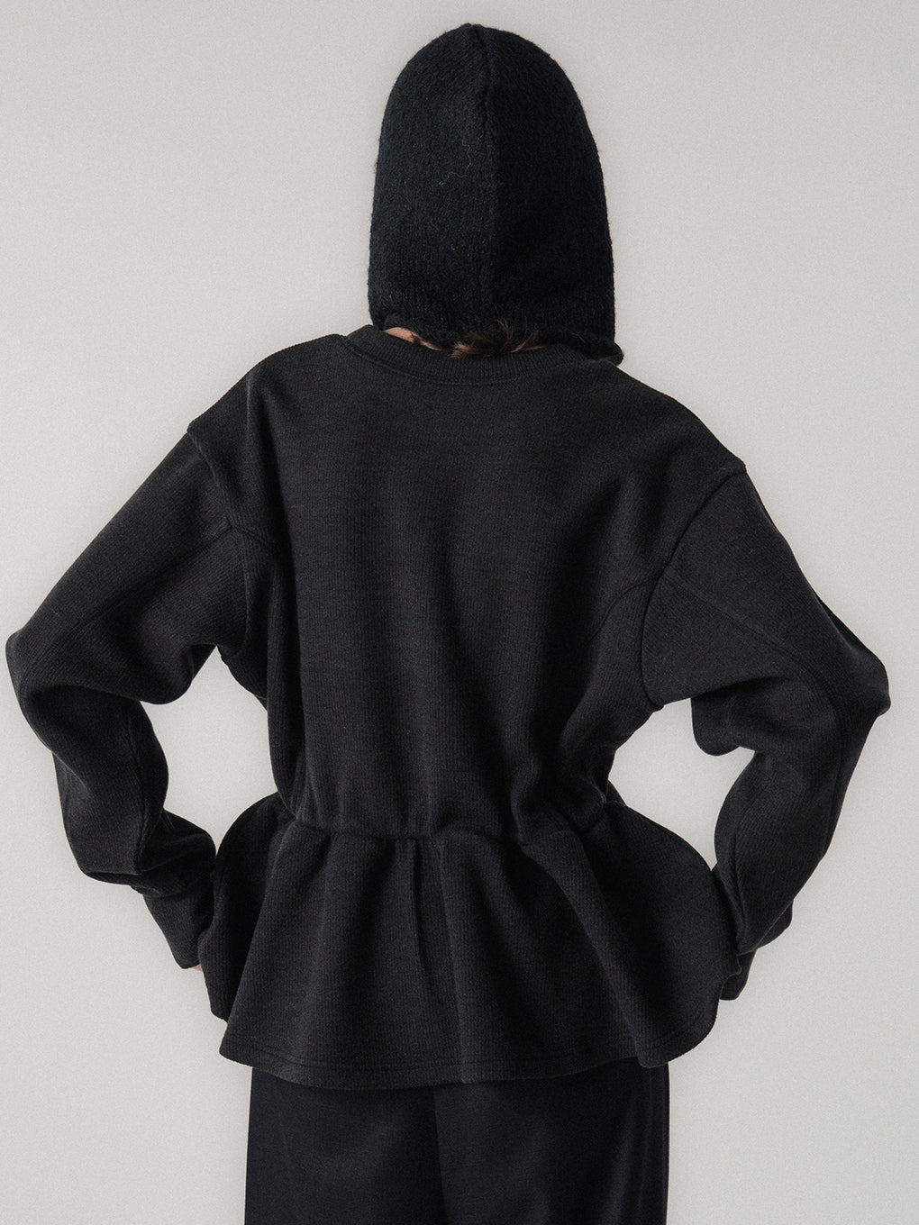 COZY CUTSEW PEPLUM TOP