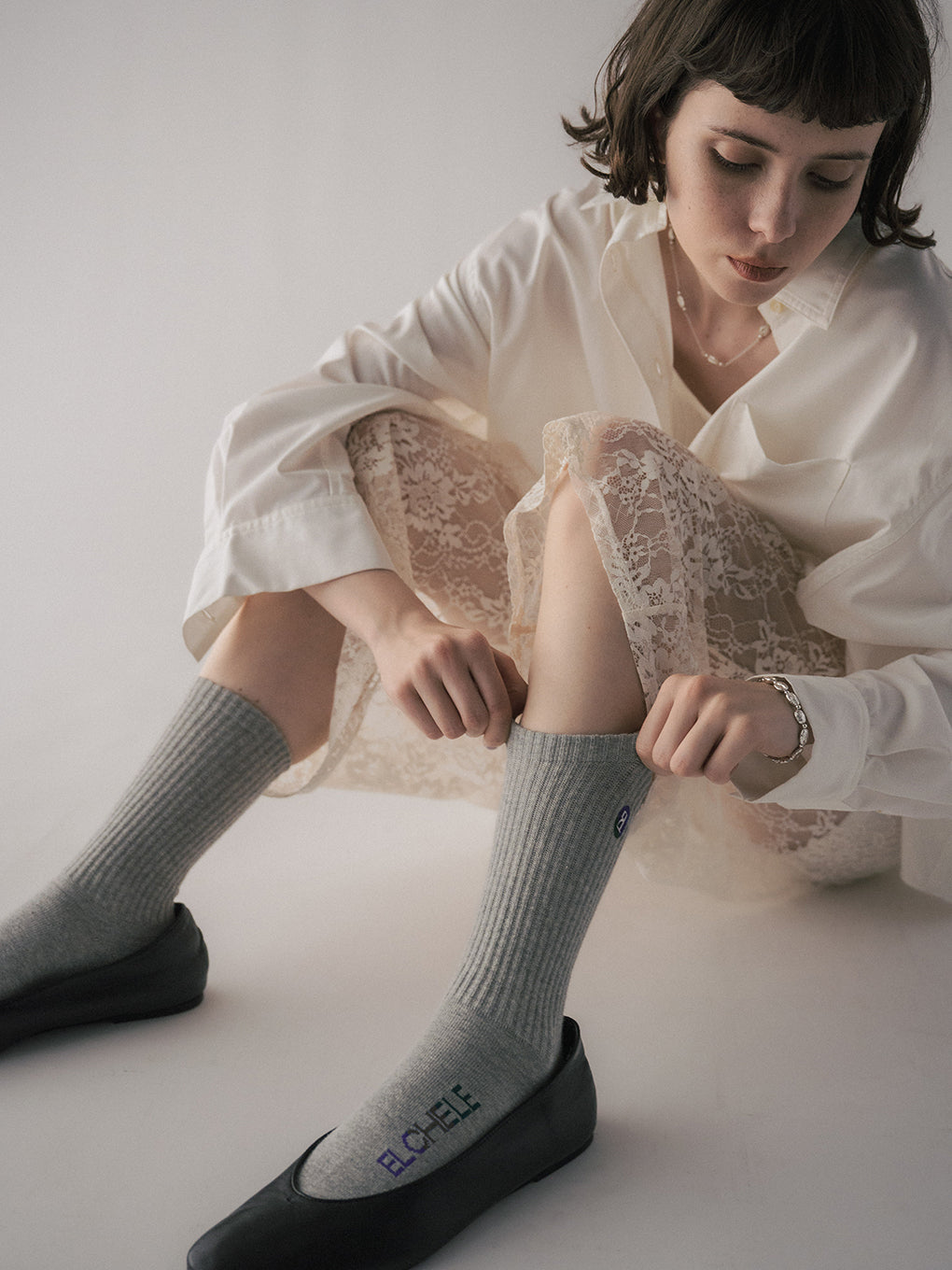 ELCHELE RIB SOCKS