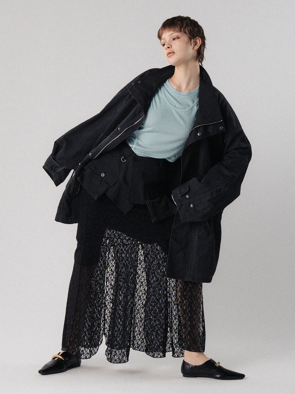 BtoF LACE SQUID SKIRT
