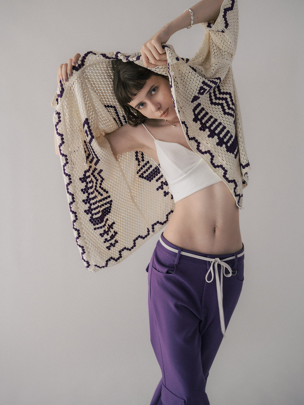 LOW WAIST CARGO PANTS