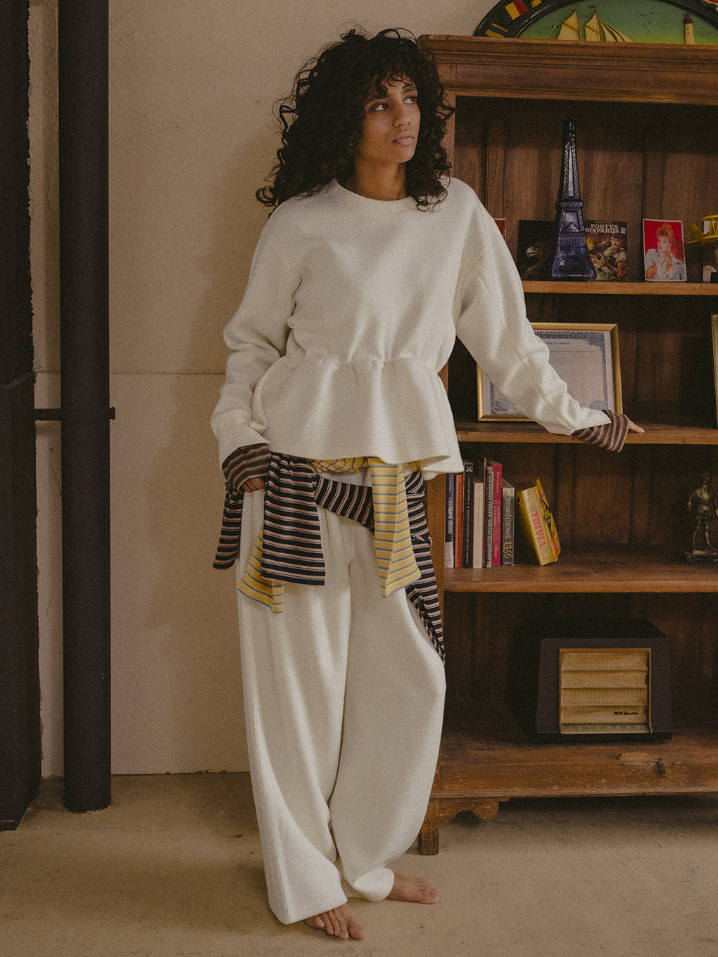 COZY CUTSEW STRAIGHT PANTS