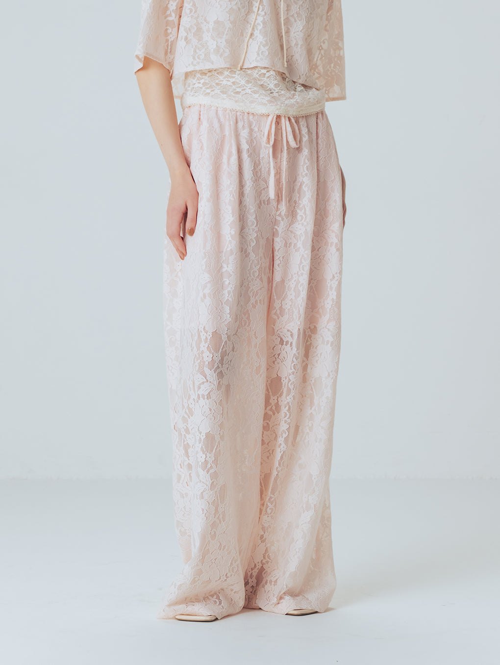 LACE WIDE PANTS