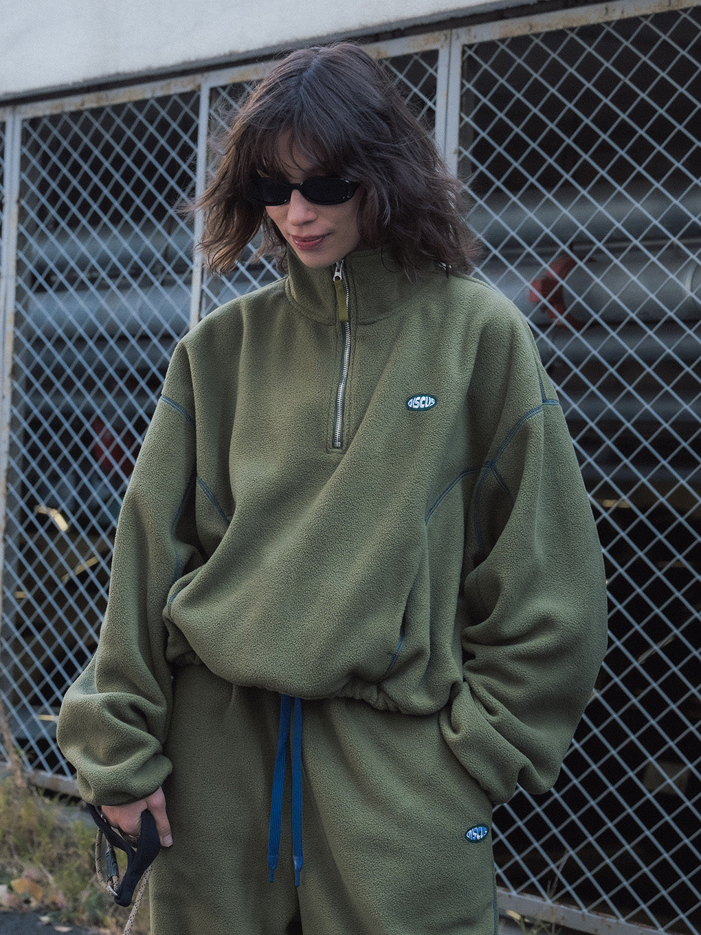 DISCUS FLEECE HALF ZIP PULLOVER