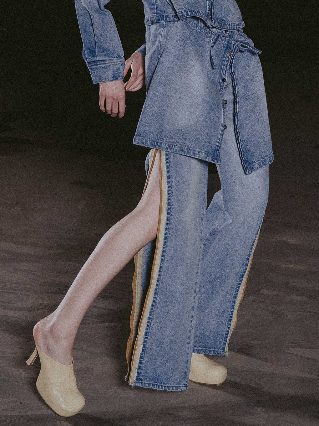 ZIP OPEN E01 DENIM