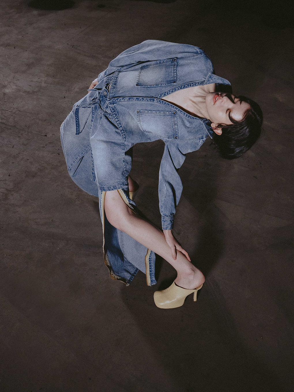 ZIP OPEN E01 DENIM