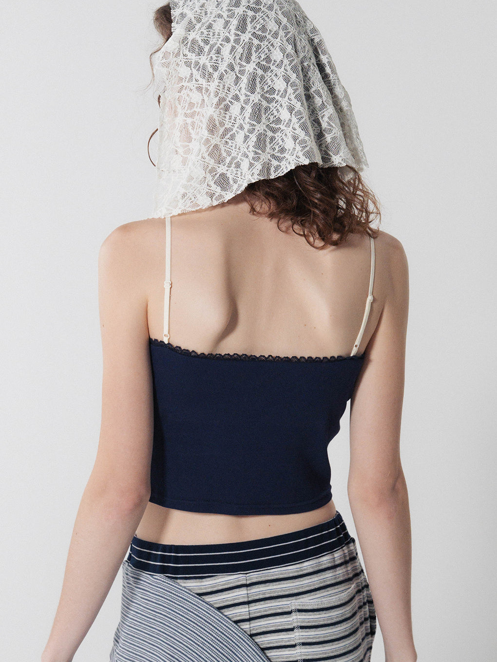 LACE TRIM BRA TOP