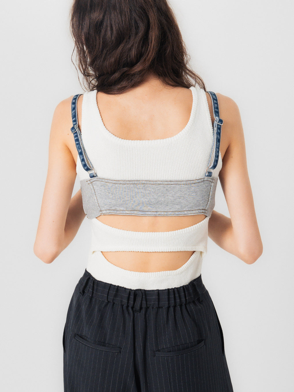 TIE WITH KNIT TANK