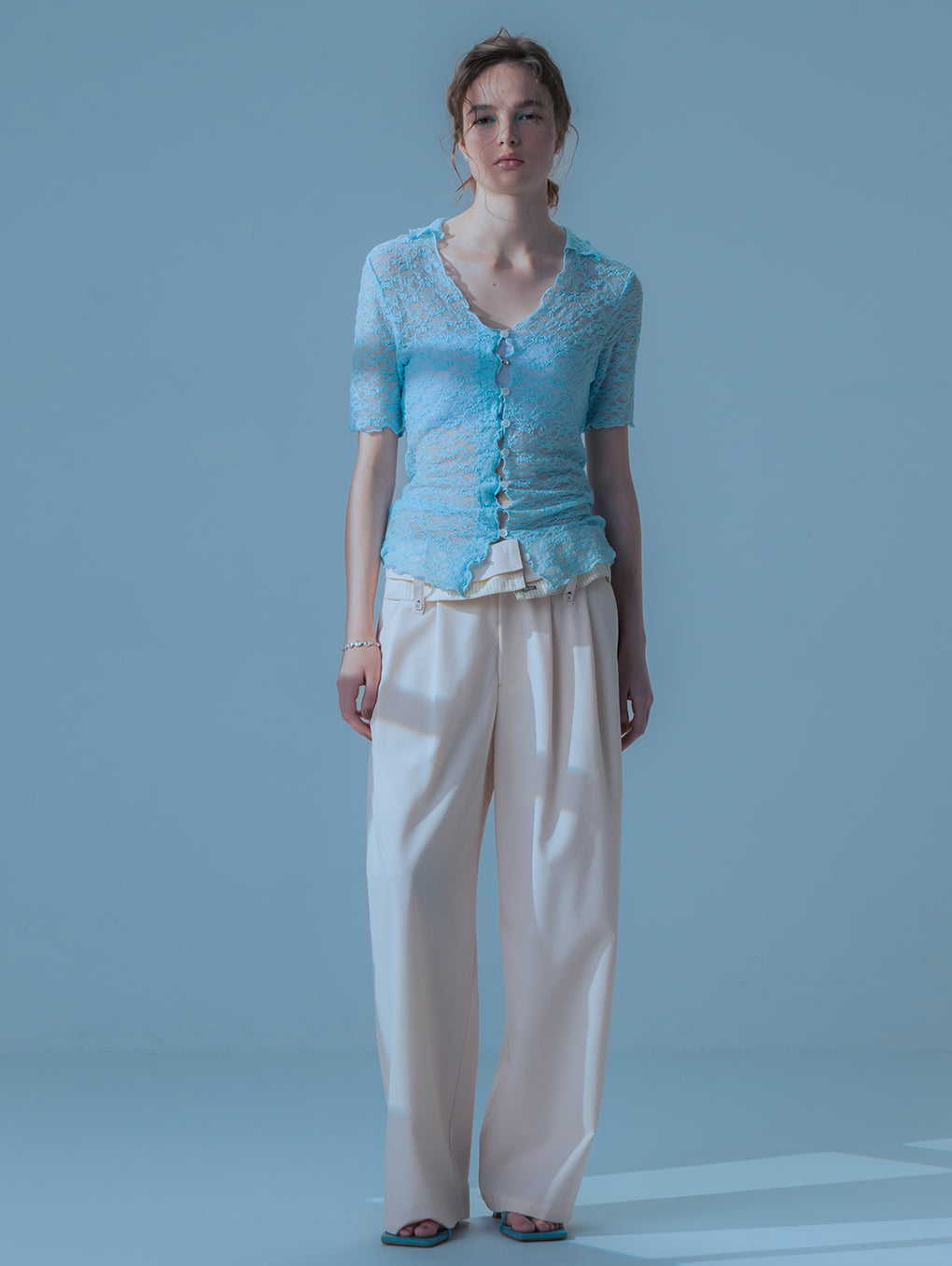 LACE SKIPPER TOP