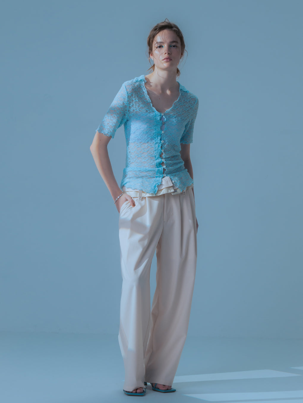 TURN BACK WAIST PANTS