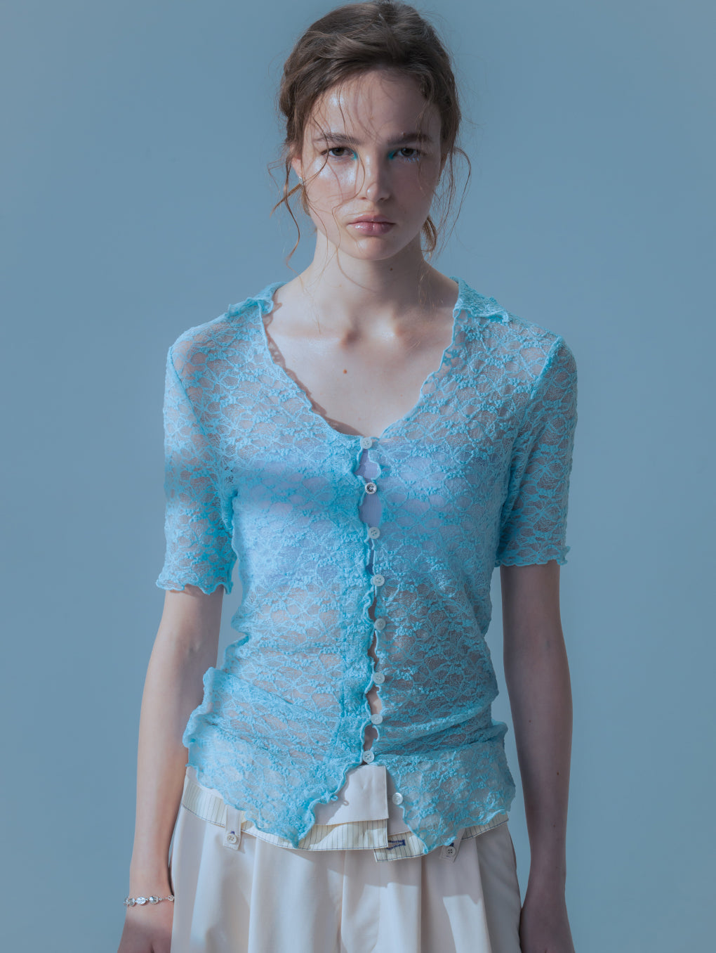 LACE SKIPPER TOP