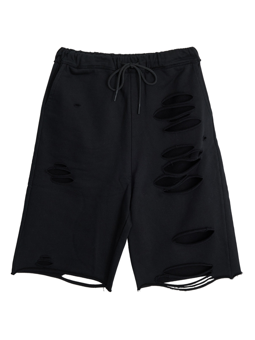 DISTRESSED HALF PANTS