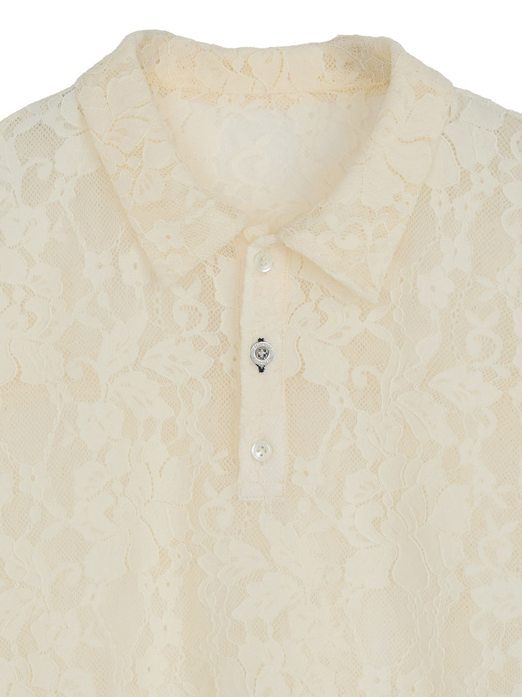 LACE POLO SHIRT