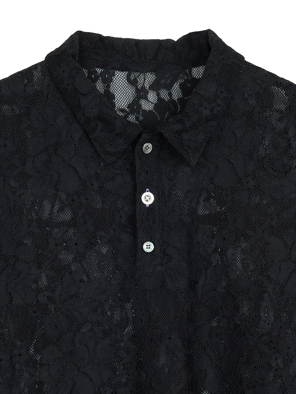 LACE POLO SHIRT