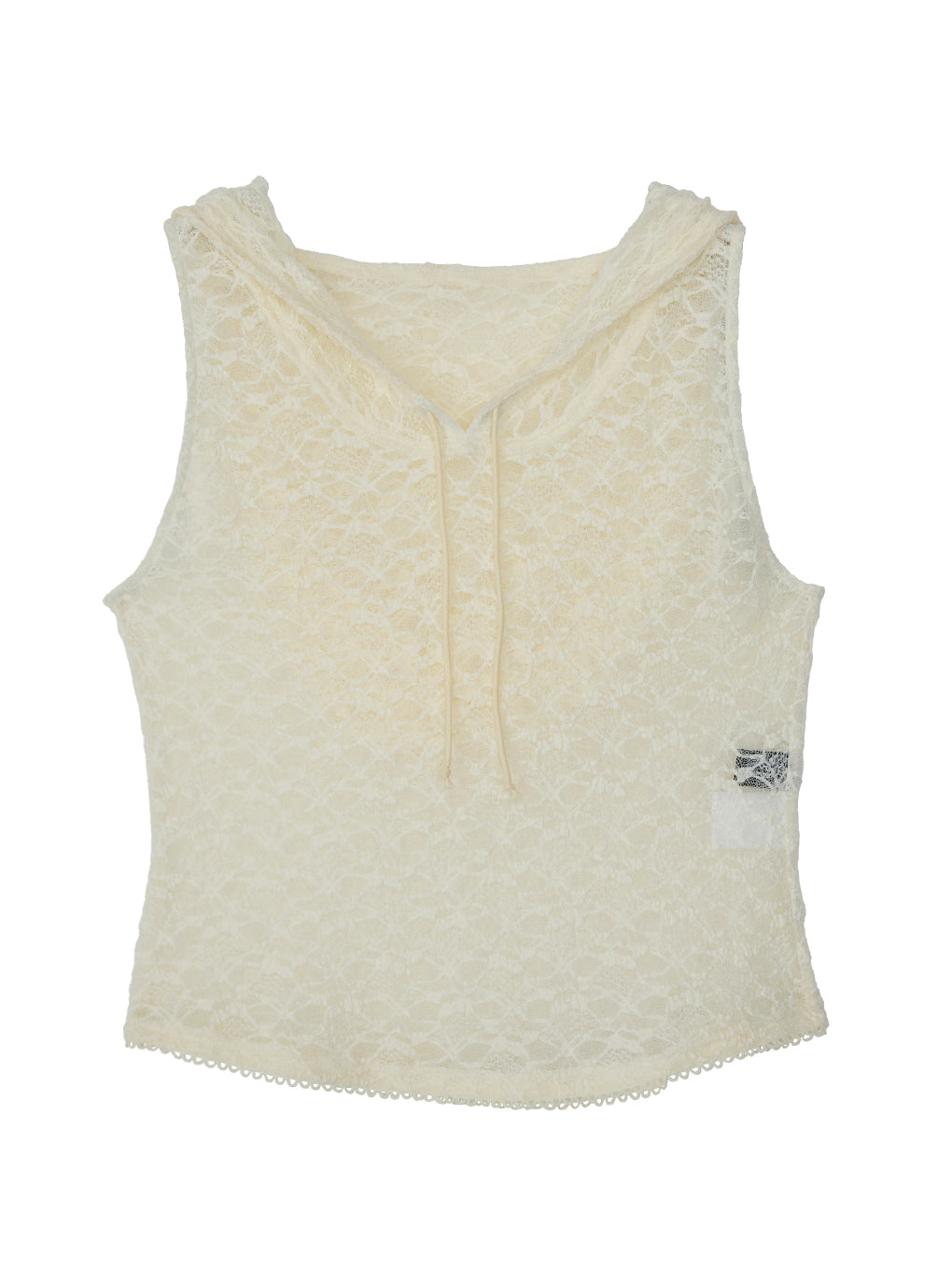 LACE HOODIE NS TOP