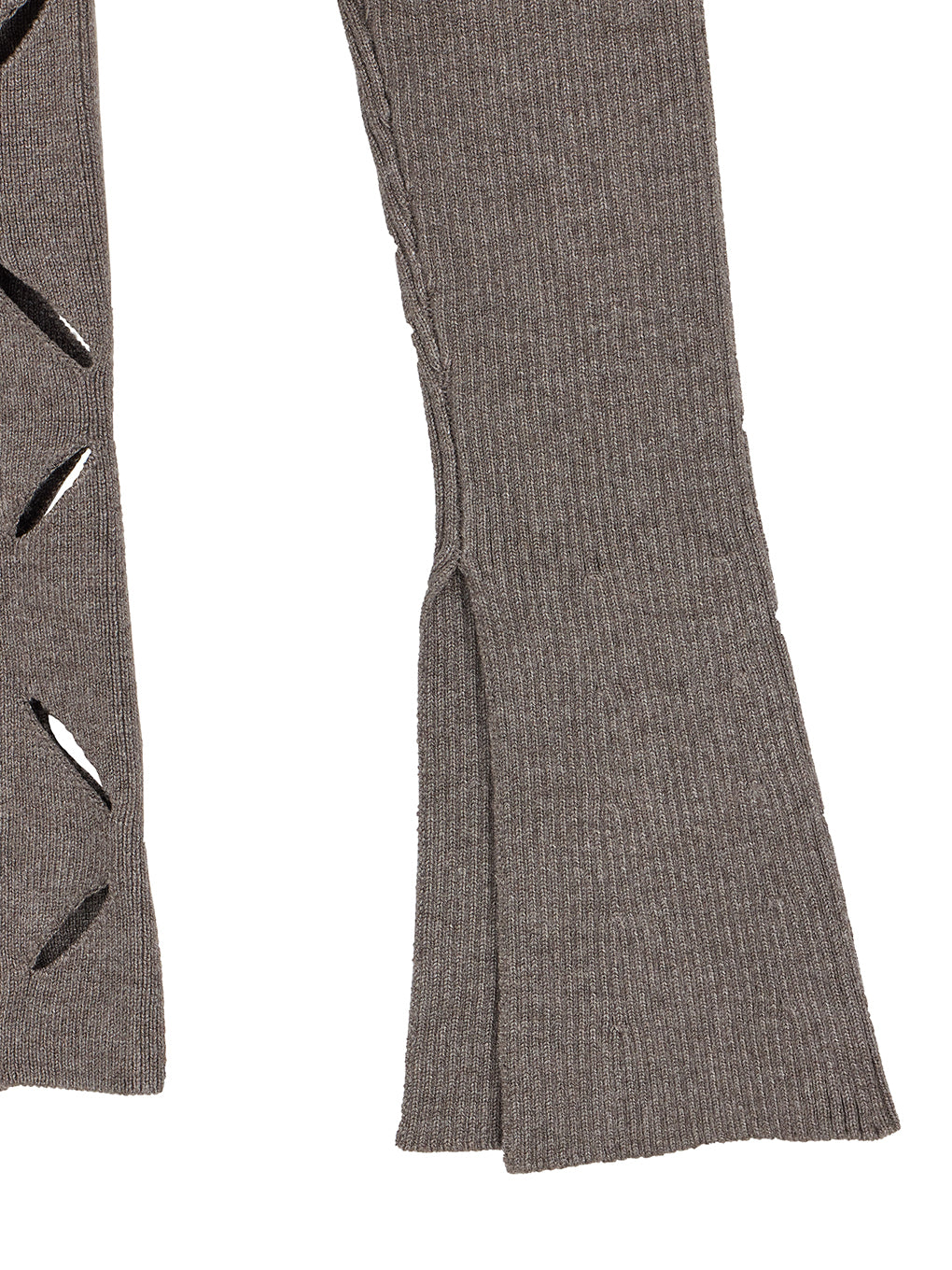 HANA CUTTING ZIP KNIT