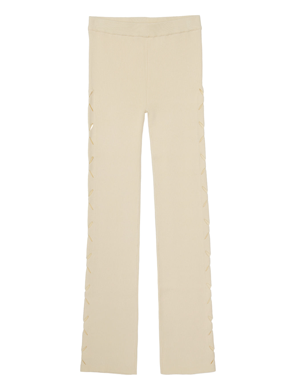 HANA CUTTING KNIT LEGGINGS