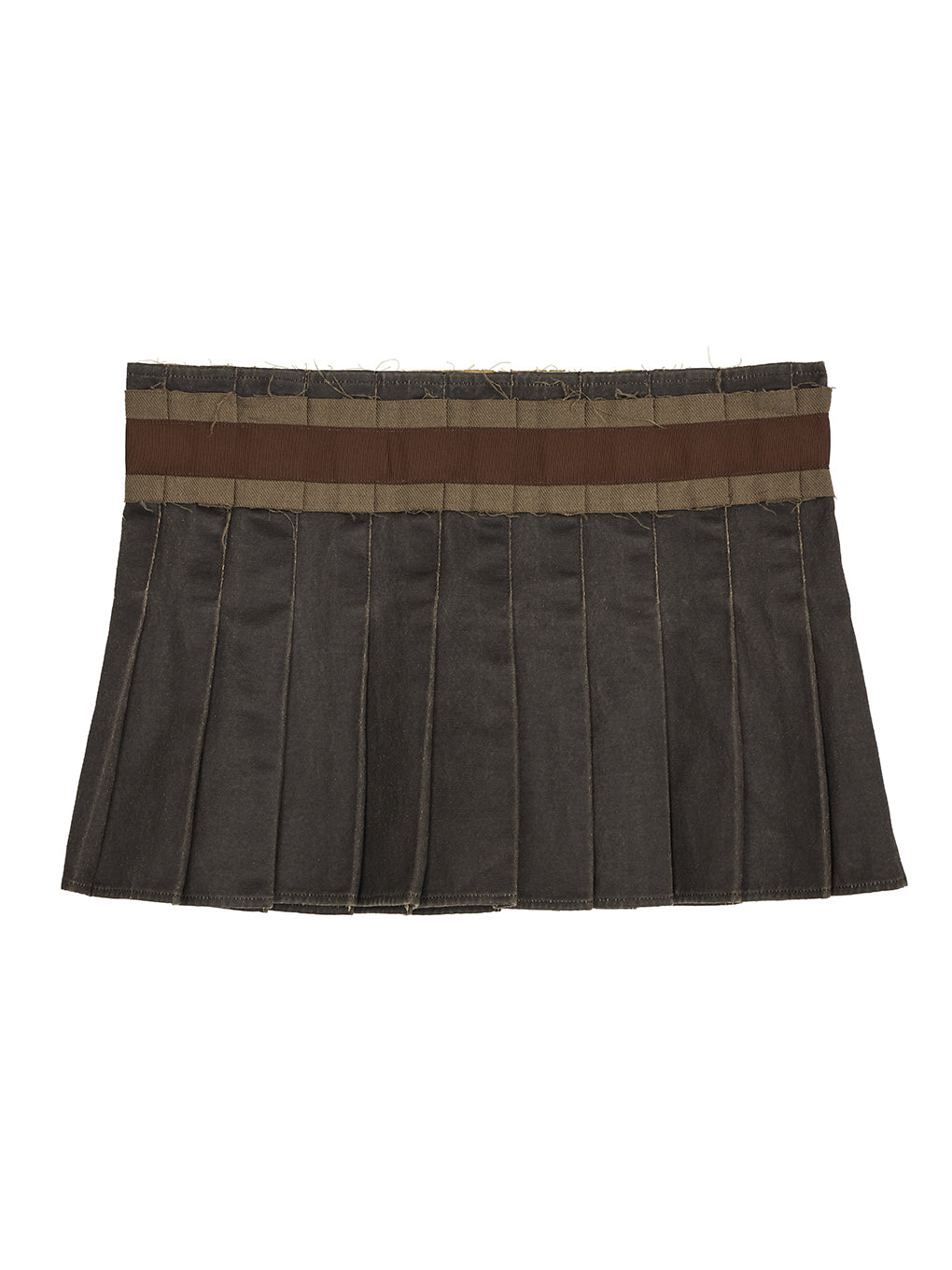 VINTAGE LIKE PLEATS WRAP SKIRT