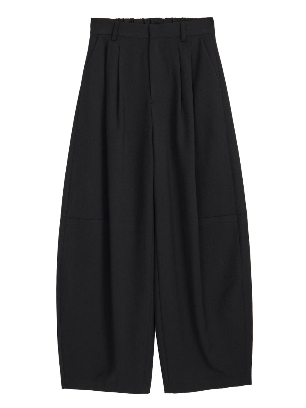 DEEP TUCK BARREL PANTS