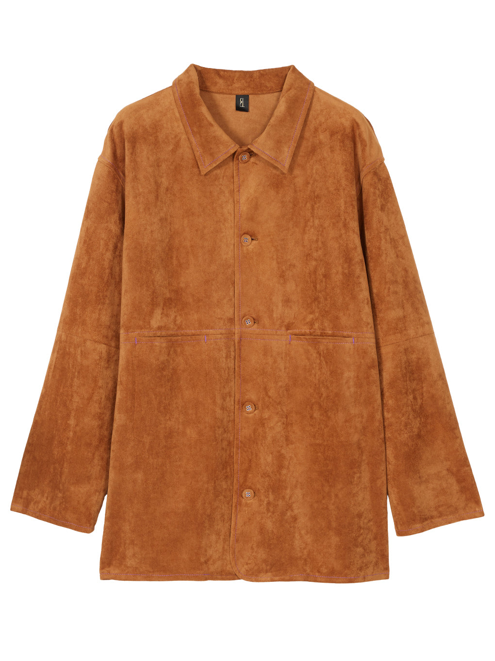SYNTHETIC SUEDE SHIRT