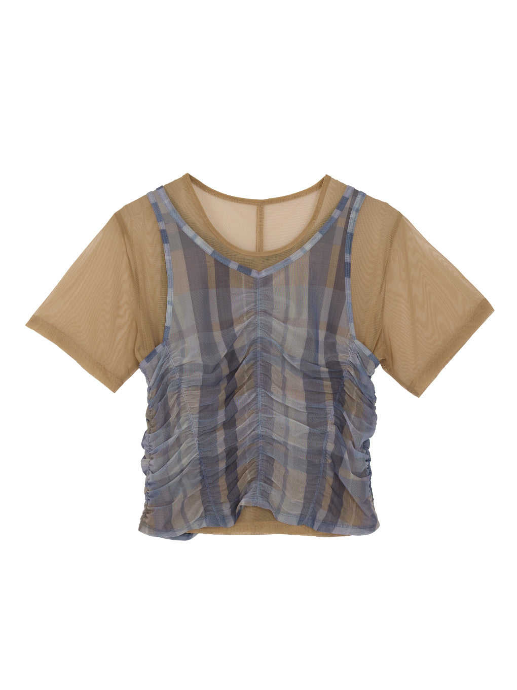 FILMY SHIRRING TOP