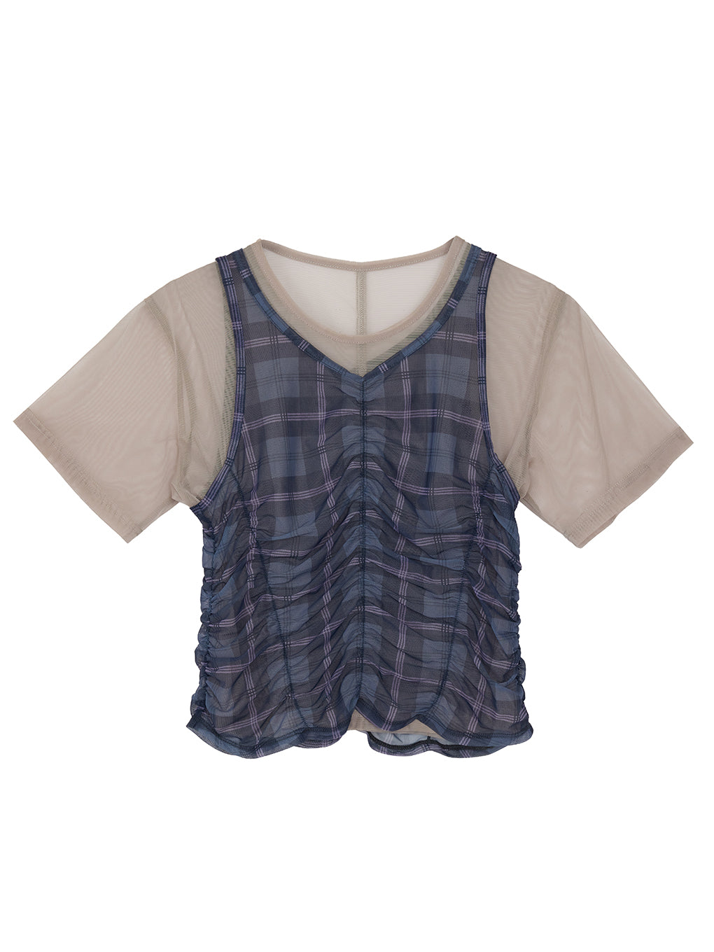 FILMY SHIRRING TOP