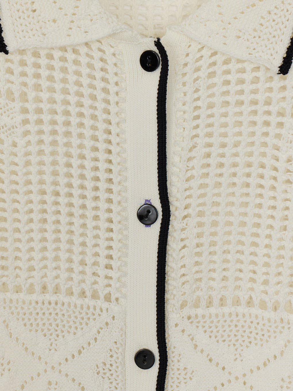 MIX PATTERN KNIT SHIRT