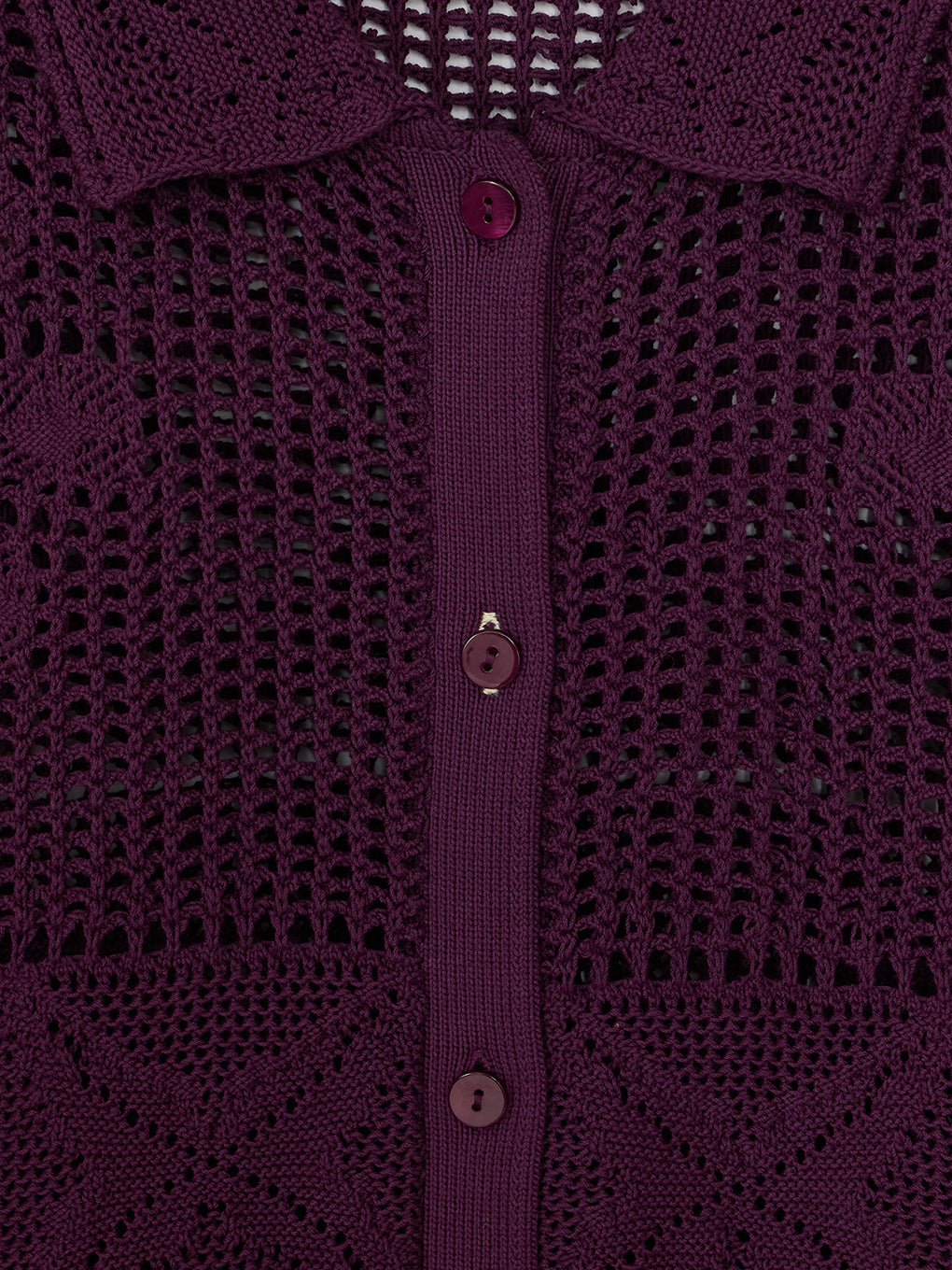 MIX PATTERN KNIT SHIRT